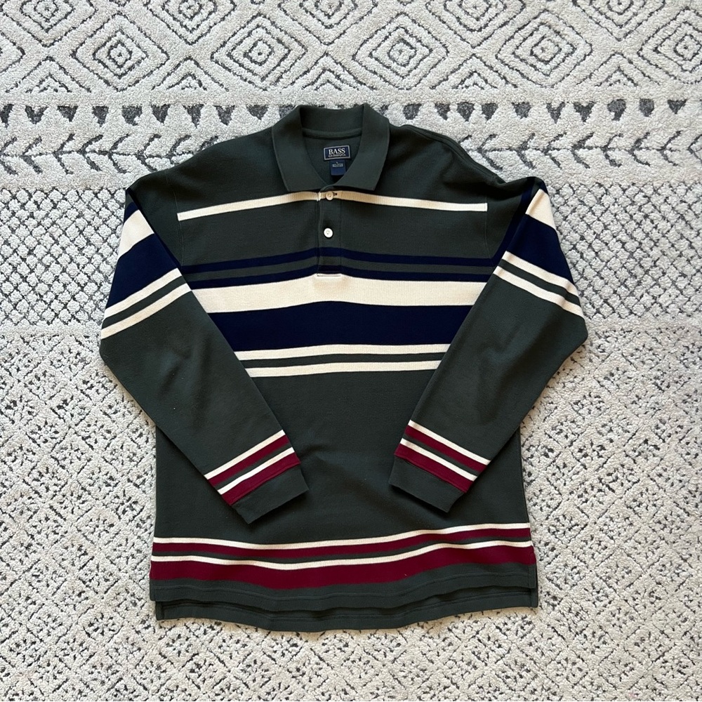 SOLD ON IG: Vintage GH Bass & Co Polo Long Sleeve T Shirt